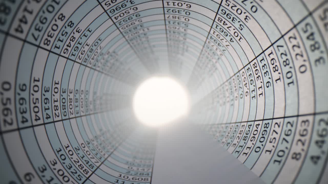 Abstract Financial Data Tunnel