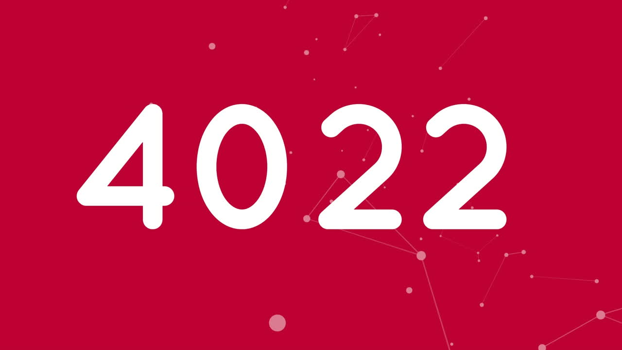 números y líneas asimétricas