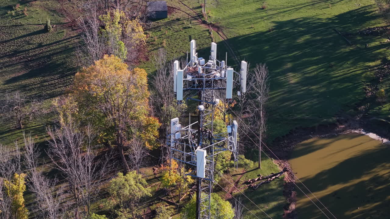 Cell Tower in Rural Setting