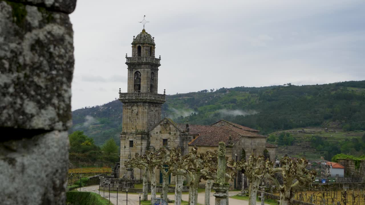 Ancient Stone Church in the Hills