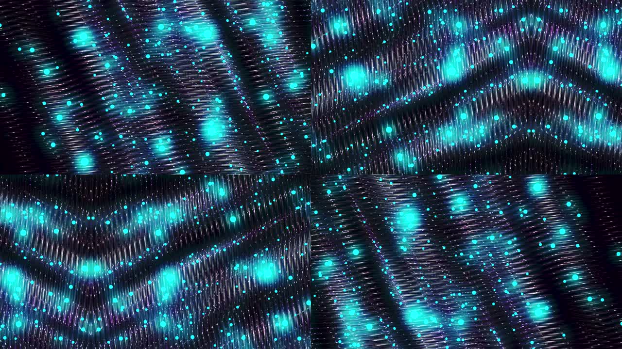 kaleidoscopio en movimiento. gráficos en movimiento de 4k