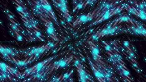 kaleidoscopio en movimiento. gráficos en movimiento de 4k
