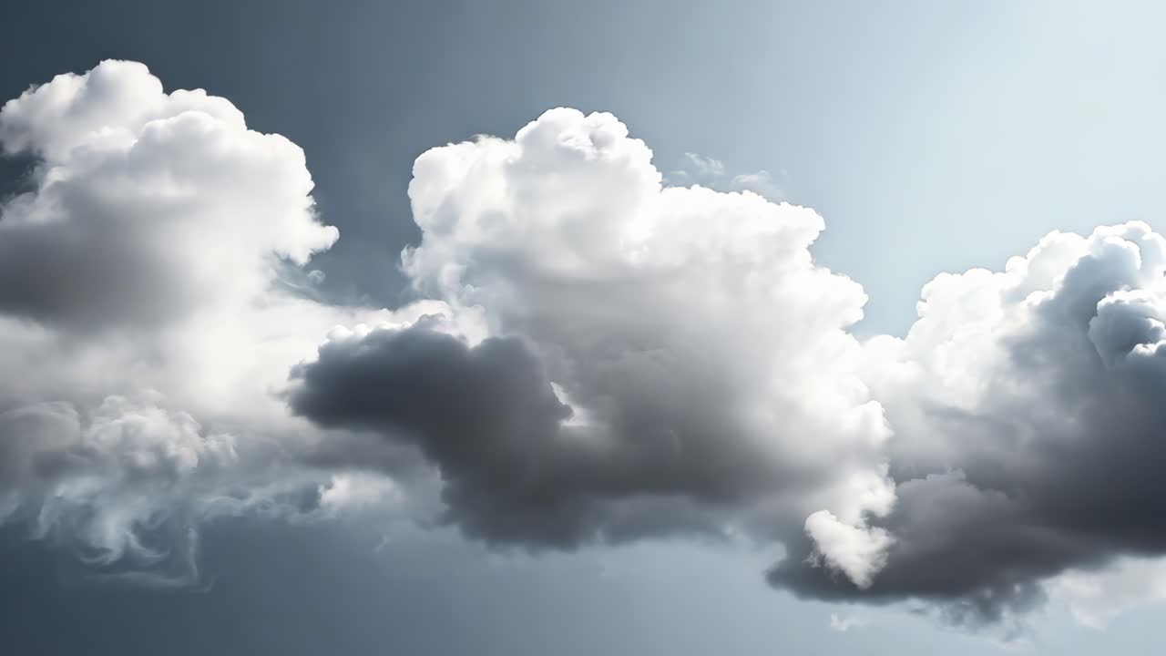 A large cloud of smoke is rising into the sky. The sky is a dark blue color. The smoke is thick and billowing, creating a sense of heaviness and unease