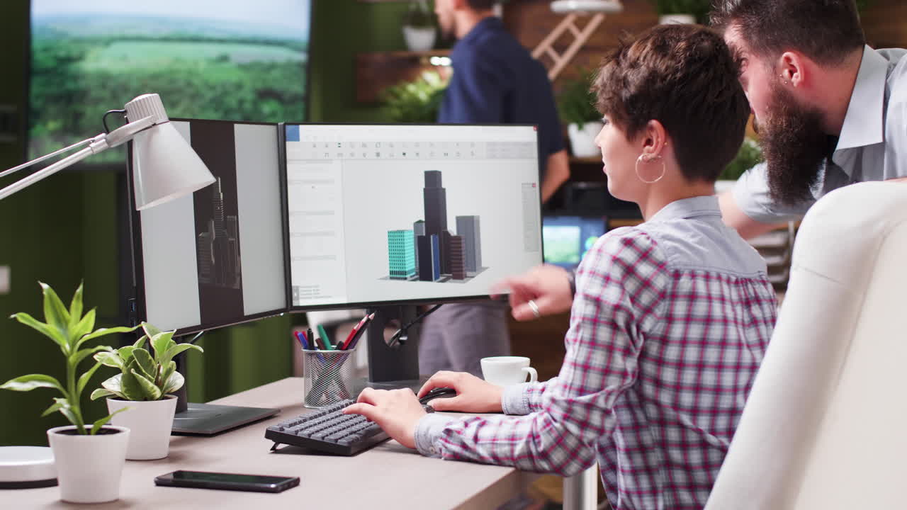 Architectural Design in Modern Office