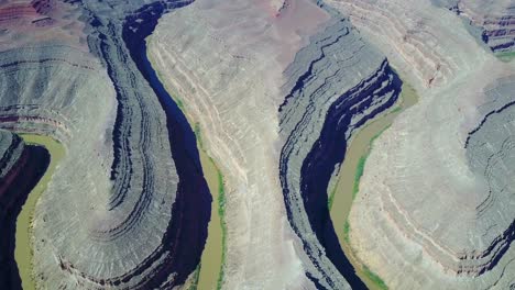 high aerial over the san juan river at goosenecks utah 3