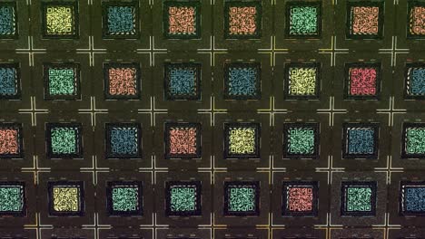 patrón de cuadrícula de código qr abstracto
