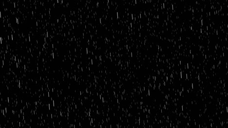 rain drops falling alpha computer generated rain animation