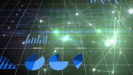 Animation-of-statistics-and-data-processing-over-grid