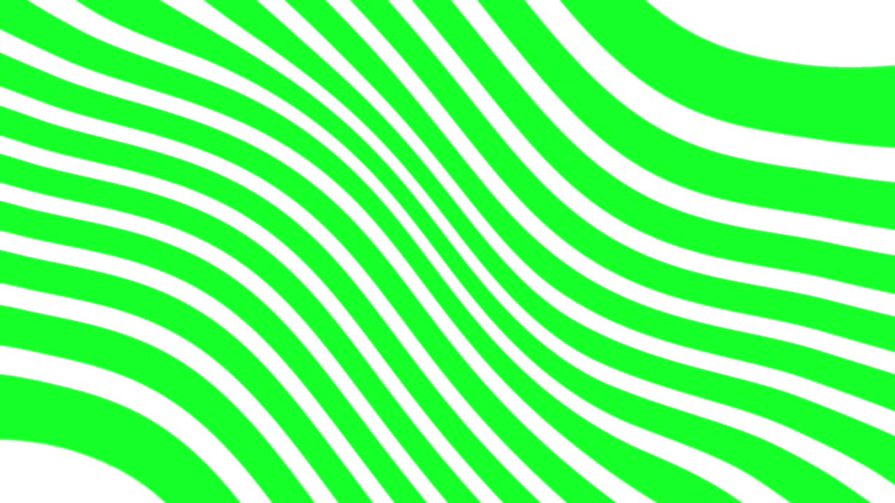 2d green screen white waves overlays