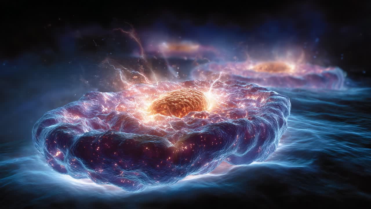 Exploring the Cosmic Wonders: A Stunning Visual Journey through the Birth of Celestial Bodies Emitting Cosmic Energy and Vibrant Colors in the Universe