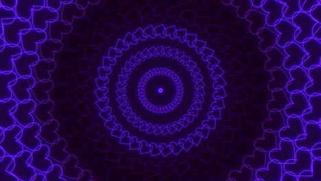 hipnotizante patrón de espiral azul con líneas superpuestas
