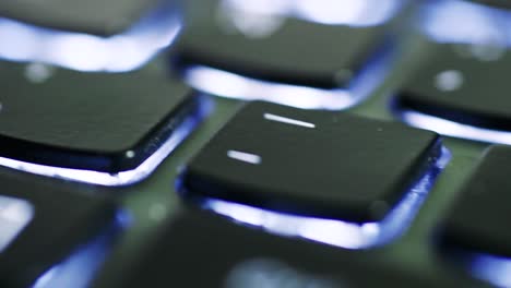 View-of-a-backlight-laptop-keyboard