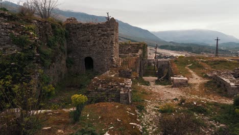 gjirokaster city in albania, cinematic places - unesco world heritage site in 4k