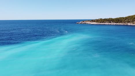 turquoise sea on paradise beach