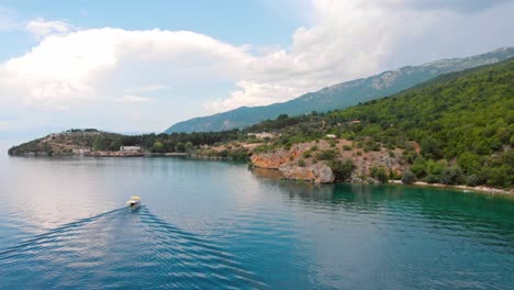 Aerial-shot-of-Macedonia-coast