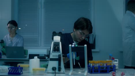 scientists working in a laboratory