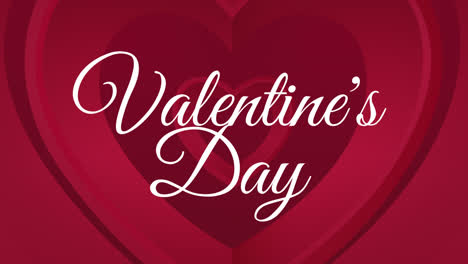 happy valentines day text with hearts