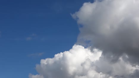 time lapse of forming clouds right before a thunderstorm.