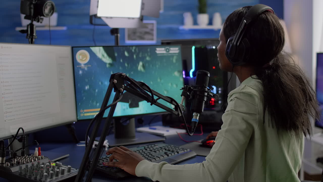 nevus black streamer pierde el videojuego, el juego ha terminado para la mujer africana cyber