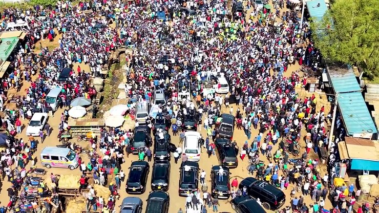 kenya election campaign kenya politics political rally presidential election candidate . people on county politics convoy. Rural settlement. Election commission of kenya election 2027