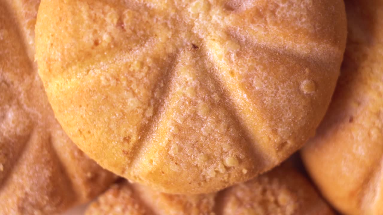 hortbread close-up from above