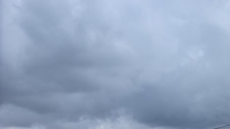 white clouds on blue sky. 4k timelapse footage.