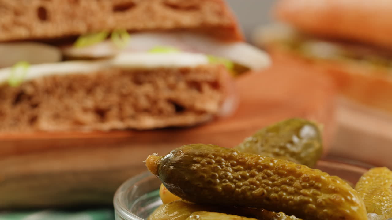 Sandwiches with Pickles