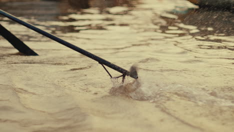 boat propeller in water