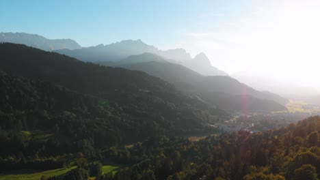 Drone-shots-of-the-stunning-beauty-of-the-Bavarian-Alps-with-this-collection-of-high-quality-stock-footage,-featuring-majestic-mountain-peaks