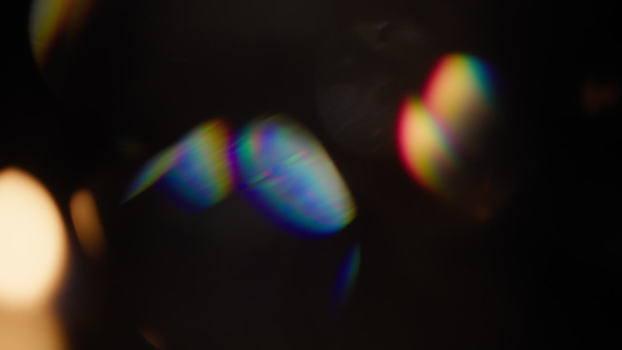 Real Flame Fire Light Leaks Effect Overlay On Black