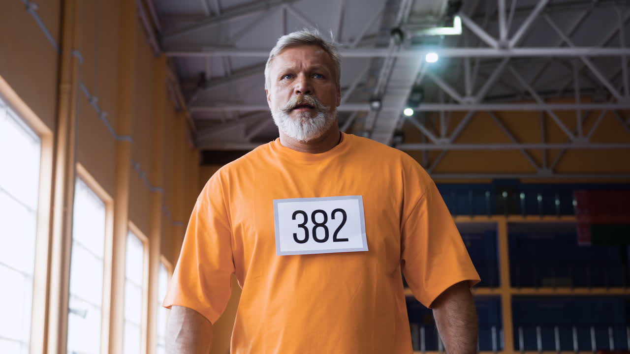 高级男子室内训练