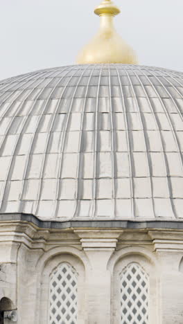 architectural detail of a mosque dome