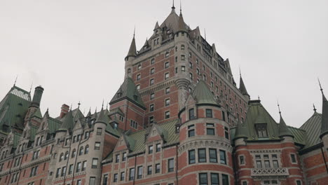 chateau frontenac hotel in old quebec, canada