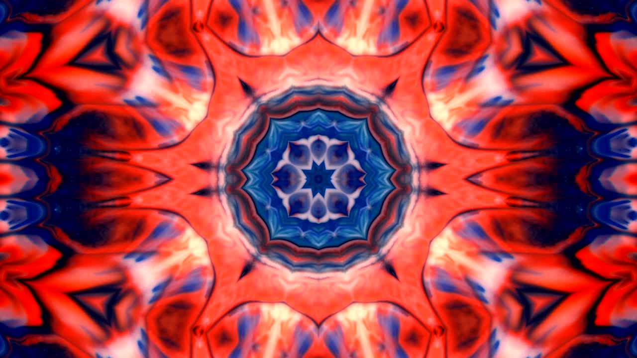 movimiento de fondo de kaleidoscopio abstractamente colorido