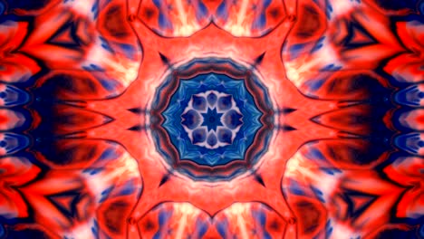 movimiento de fondo de kaleidoscopio abstractamente colorido