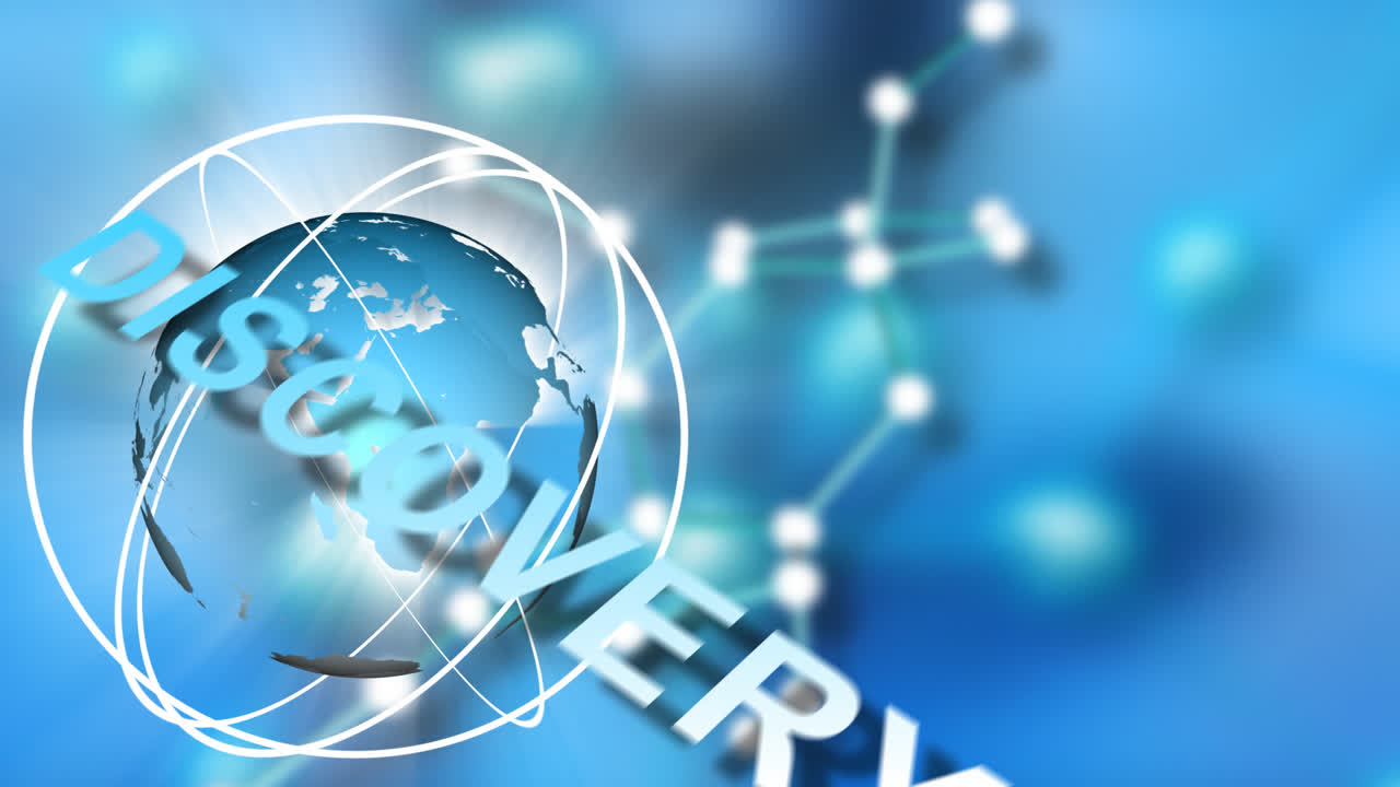 세계 과학 개념의 애니메이션