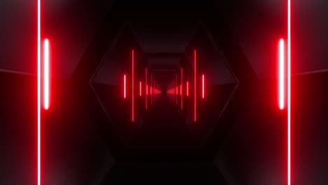 neon red tunnel