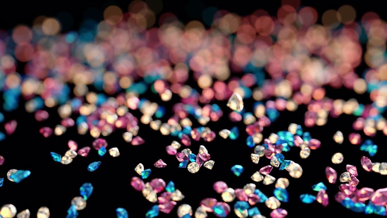 Topaz Rain With Shallow Depth Of Field