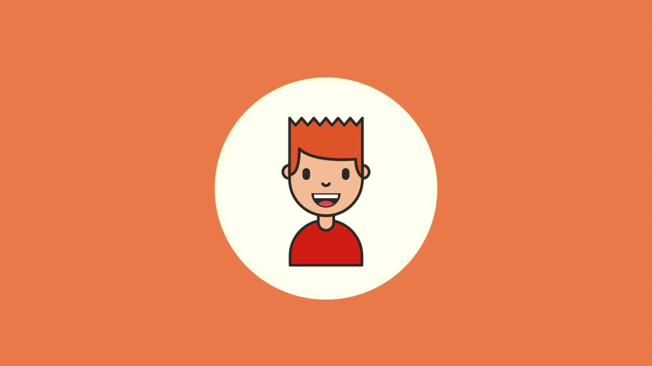 trabajo de la red de personajes de personas