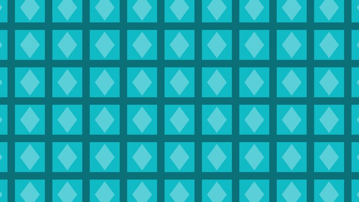 Teal Geometric Pattern