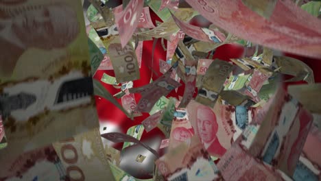 el dólar canadiense está cayendo.