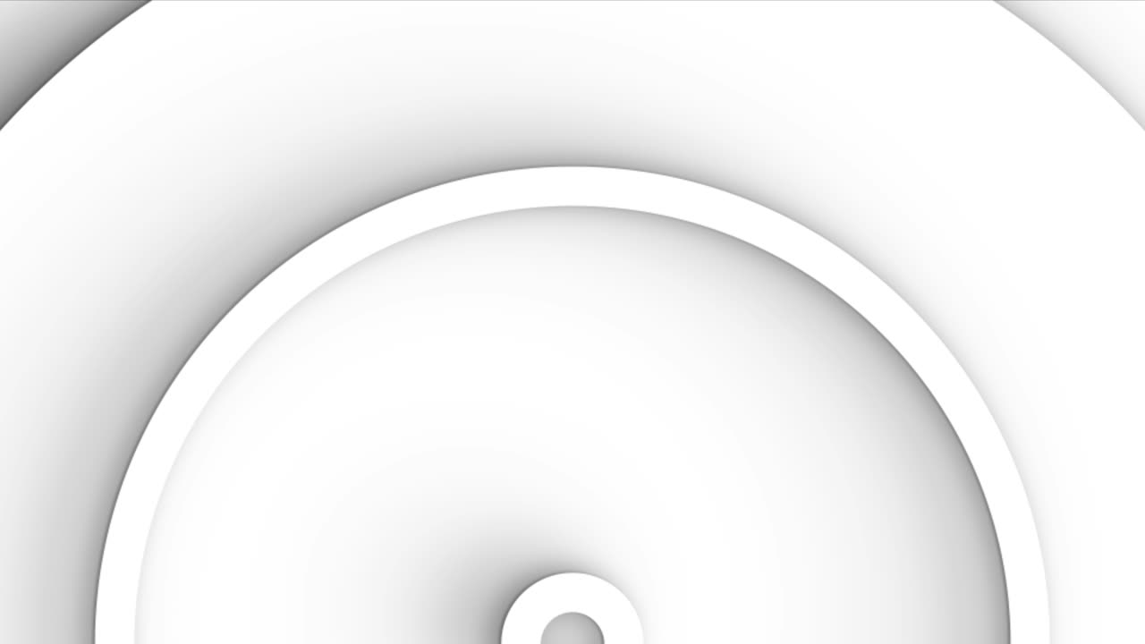 Looping background animation with white concentric circles moving from center