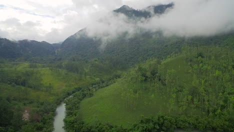 an aerial over the semuc champey river in guatemala 4