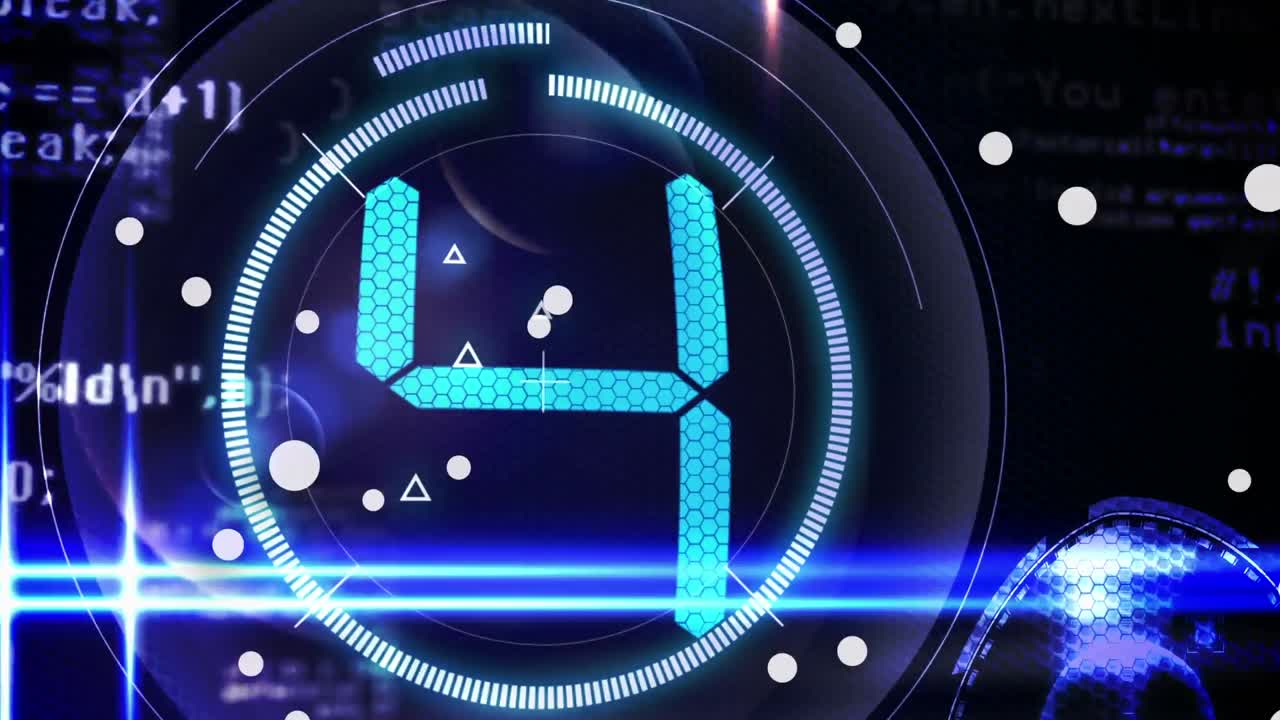 анимация обработки данных и белые пятна на черном фоне