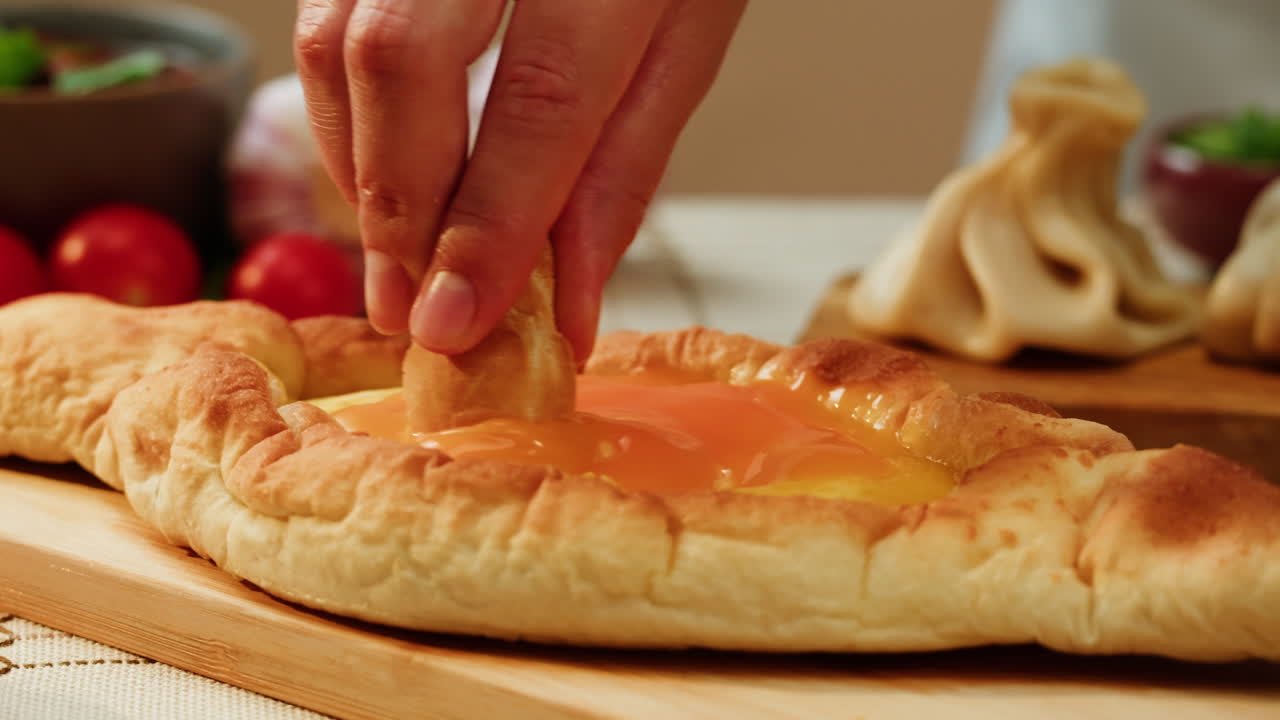 Making Khachapuri - Georgian Cheese Bread