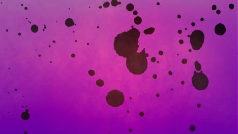 animation of pink shapes on red background