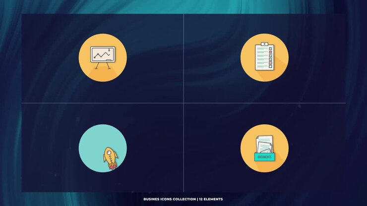 Business Icons for After Effects