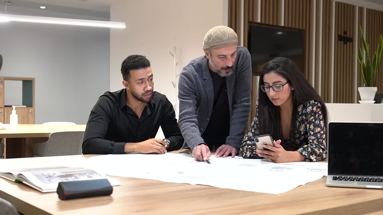 Team Collaborating on a Project