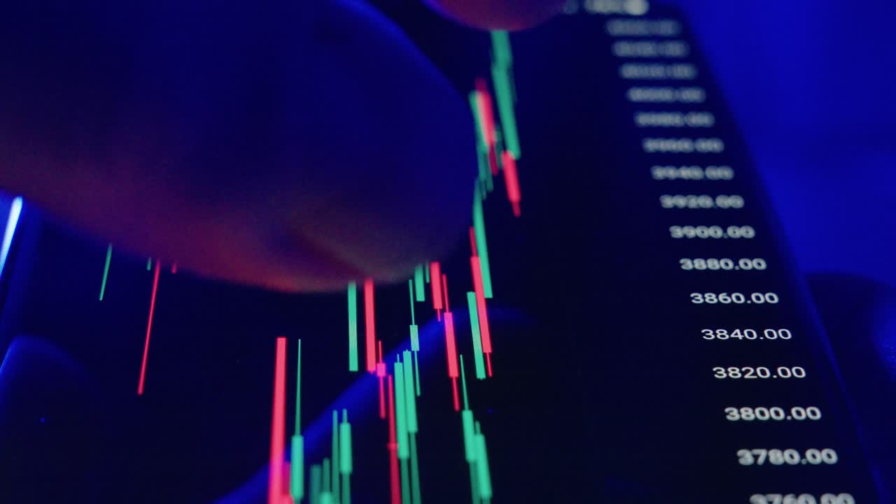 Close Up Hand Touching Screen Mobile Phone