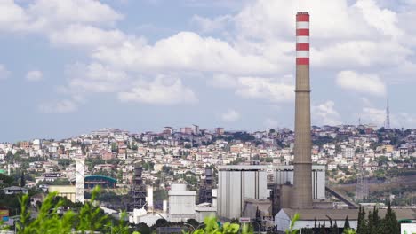 factory in the city area.